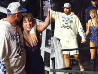 Travis Kelce Sweetly Kisses Taylor Swift as They Exit Her Eras Tour Show in Amsterdam