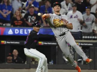 Chapman recalls how iconic game-ending play vs. Mets developed