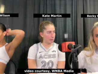 Becky Hammon Explains Why SHe Didn’t Vote For Kate Martin As All-Defensive Player This Year