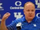 AT THIS JUNCTURE ! i have to resign for peace to reign in my family, Mark Thomas Stoops on Resigning from  kentucky wildcats.