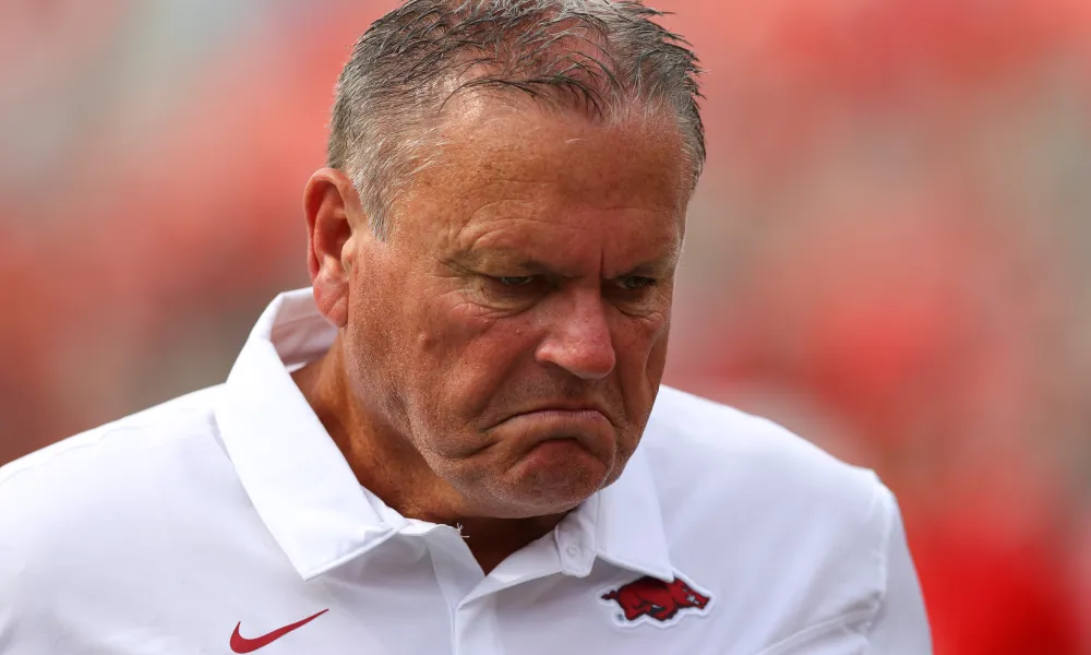 Unexpected News: Arkansas Razorbacks Head Coach Sam Pittman Faces Five-Month Suspension Amidst Drug Doping Scandal According To NCAA insider