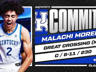 Malachi Moreno,  No. 25 overall prospect in the 2025 class announced his college commitment to Mark Pope and the Kentucky Wildcats