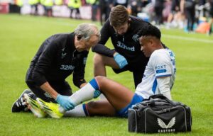 With the Champions League approaching, Rangers manager admits that Cortes "felt too much pain" and provides an update on his ailment.