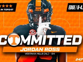 5-Star EDGE Jordan Ross commits to Tennessee, Reject oklahoma sooner… see more