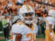 Running back with the Tennessee Volunteers Dylan Sampson, he was found in violation of the NCAA Gambling policy and was suspended indefinitely