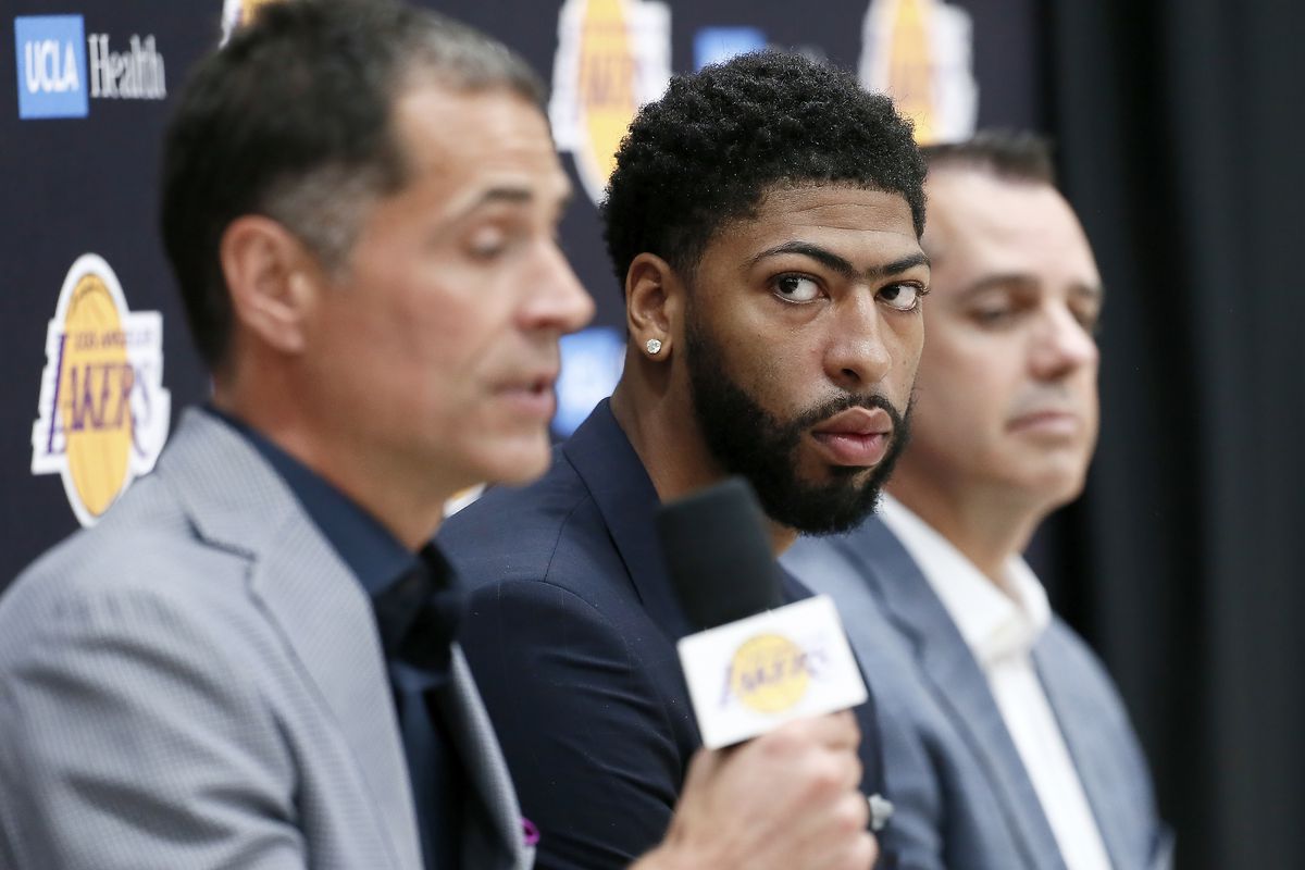 “Los Angeles Lakers GM Rob Pelinka  Rejects 5 Million Extension for Anthony Davis  Amid Contract Dispute”