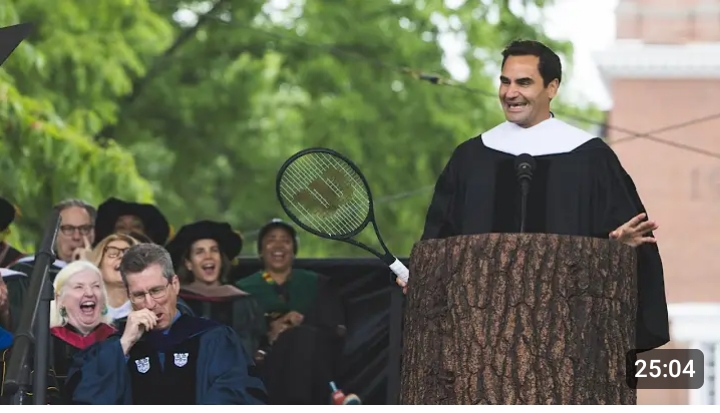 Tennis Legend Roger Federer Delivers Powerful Commencement Address to Dartmouth Graduates