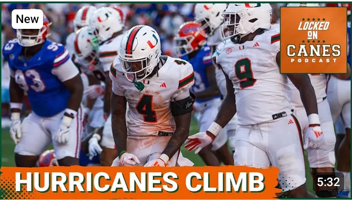 Hurricanes Heat Up: Miami Advances in AP Poll and Secures Weekly Awards