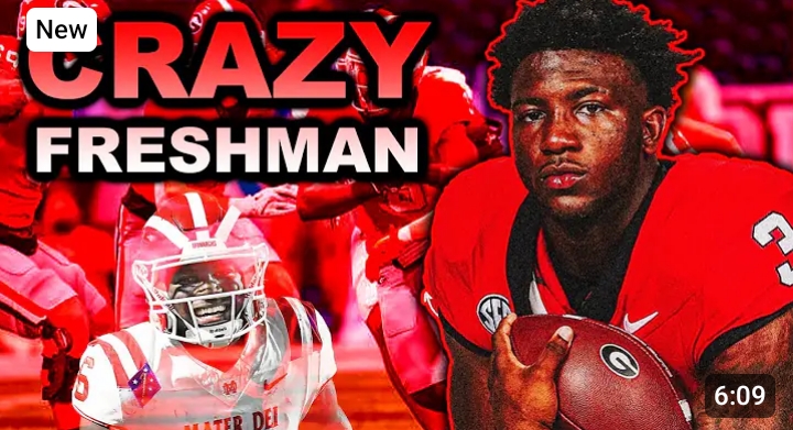 Georgia’s Freshman RB: The Rising Star Who’s Taking College Football by Storm”