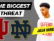 Recruitment Battle: Notre Dame Threatens Indiana’s Bid for 5-Star Prospect Jalen Haralson