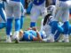 Chargers’ Justin Herbert leaves Steelers game with ankle injury after big sack