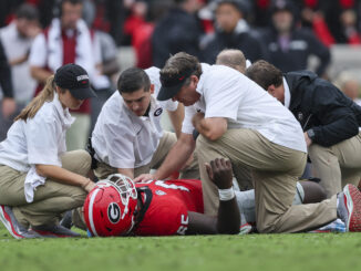 Georgia Bulldogs  Football Player Collapses Mid-Game And Rushed To Hospital In Critical Condition……