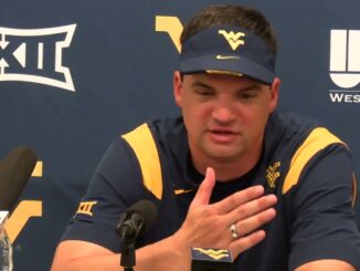 GOOD NEWS: HE IS BACK TO TAKE HIS PLACE  WEST VIRGINIA MOUNTAINEER HEAD COACH NEAL BROWN ANNOUNCE THE RETURN OF A STAR PLAYER…