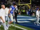 Riley Leonard face career ending injury Duke Blue Devils QB announces torn ACL, to miss rest of season leaving immediately..